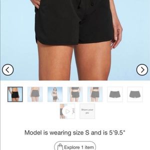 Black Supplex Swim Shorts - Kona Sol™ from Target Size L